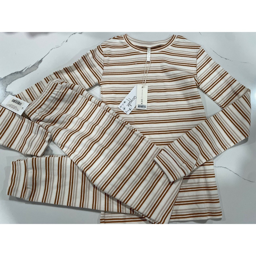 NWT Rylee + Cru Girls‎ Sz 12-14 Pajamas Lounge Set Striped